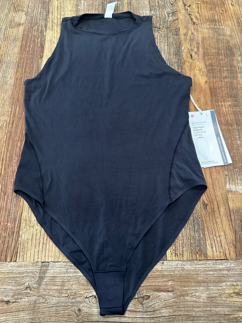 lululemon athletica Black High-Neck Nulu™ Bodysuit - Picture 1 of 11
